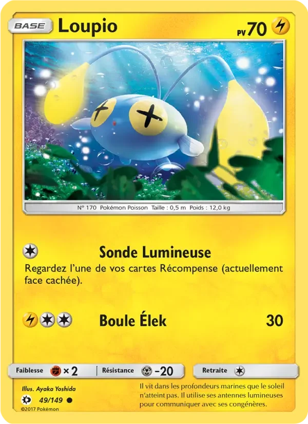 Carte Pokémon Loupio — Soleil et Lune