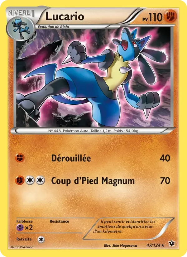 Carte Pokémon Lucario — Impact des Destins
