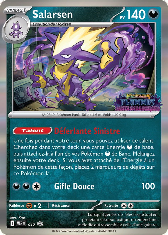 Carte Pokémon Salarsen — Promos Méga-Évolution
