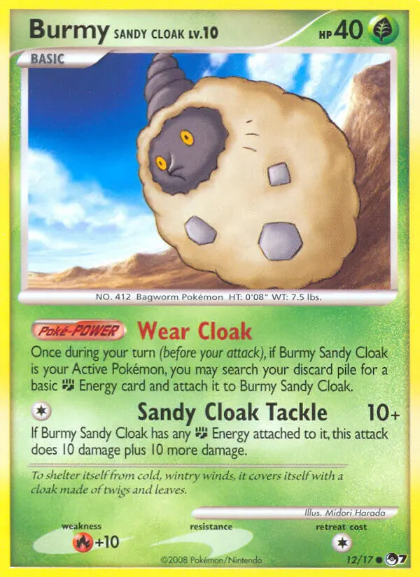 Carte Burmy Sandy Cloak