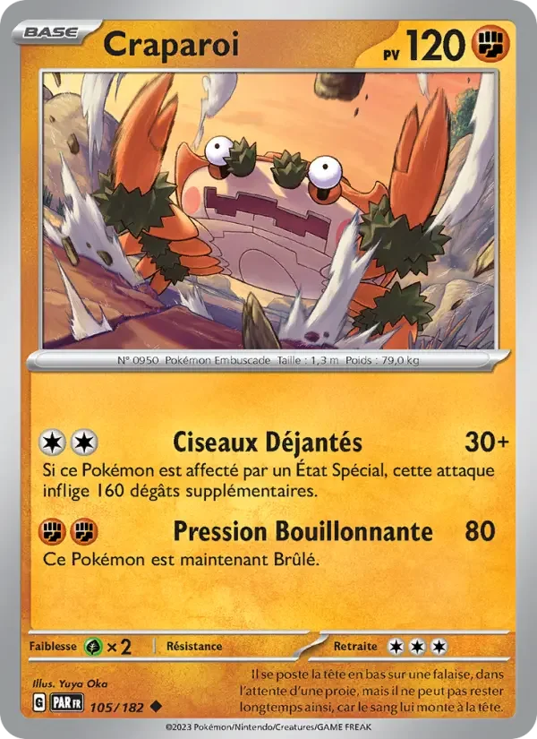 Carte Pokémon Craparoi — Faille Paradoxe