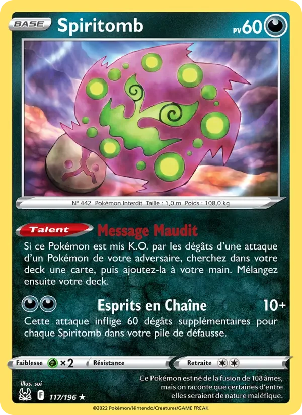 Carte Spiritomb