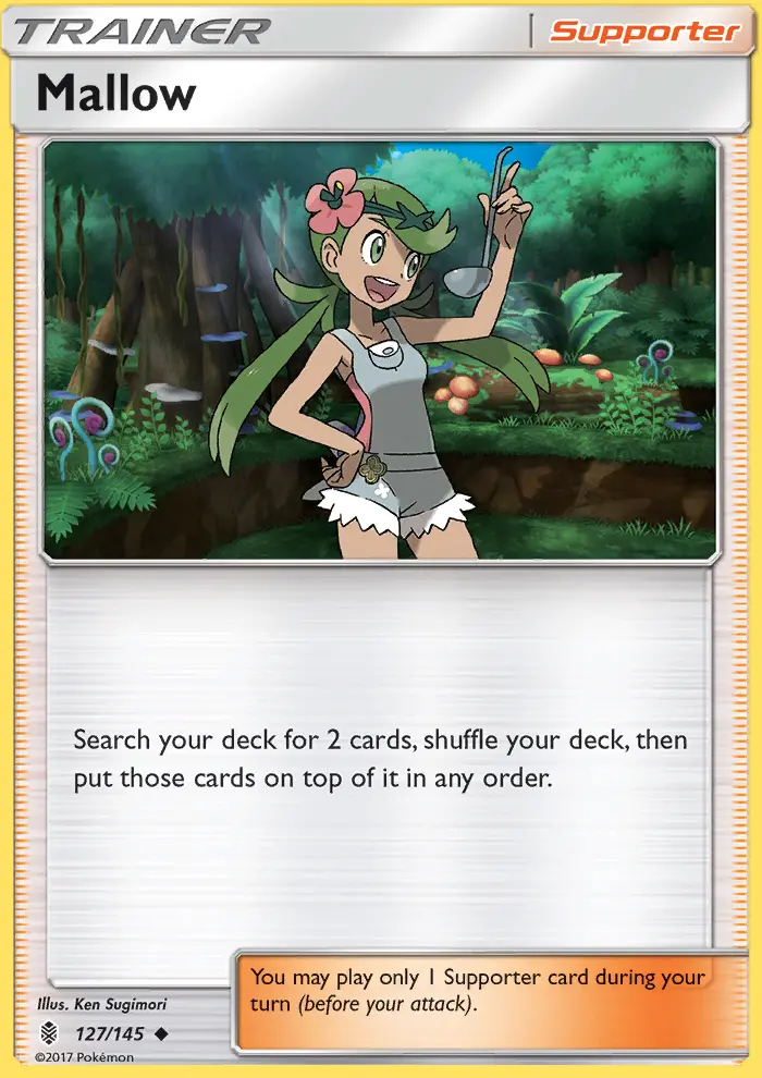 Carte Pokémon Mallow — Promos Soleil et Lune