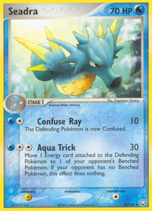 Carte Pokémon Hypocéan — EX Team Rocket Returns