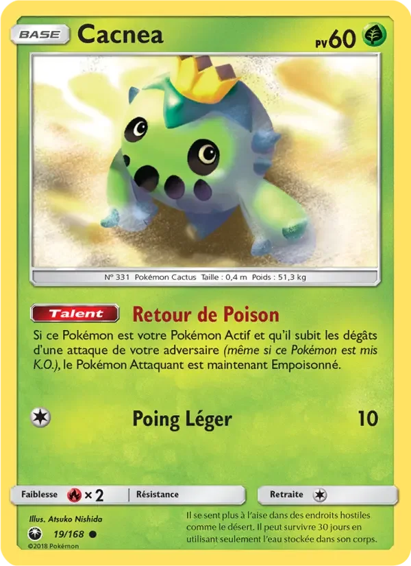 Carte Pokémon Cacnea — Tempête Céleste