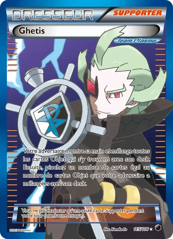 Carte Pokémon Ghetis — Glaciation Plasma