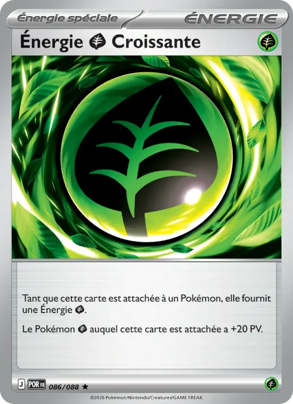 Carte Énergie Grass Croissante
