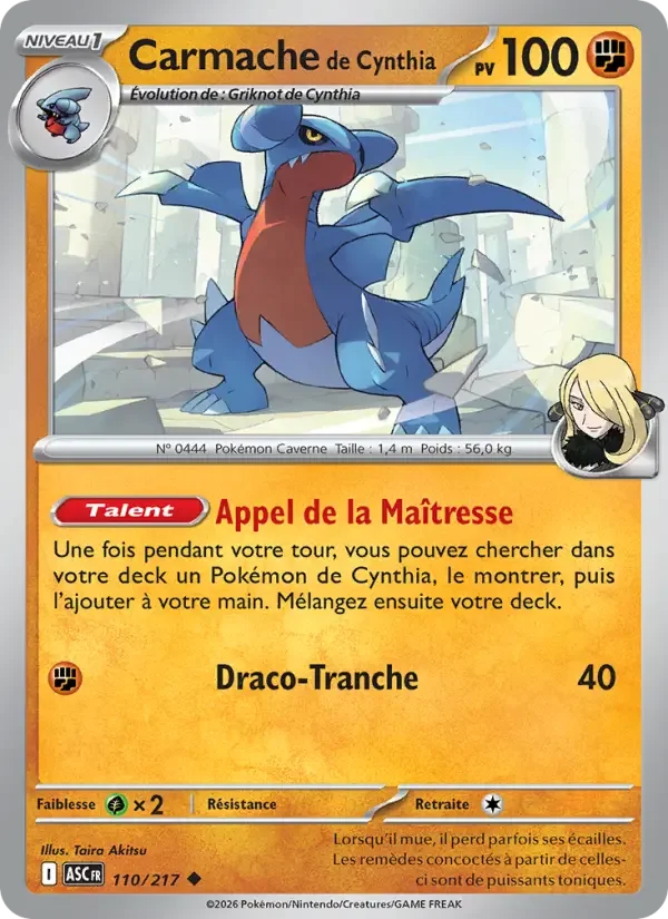 Carte Carmache de Cynthia