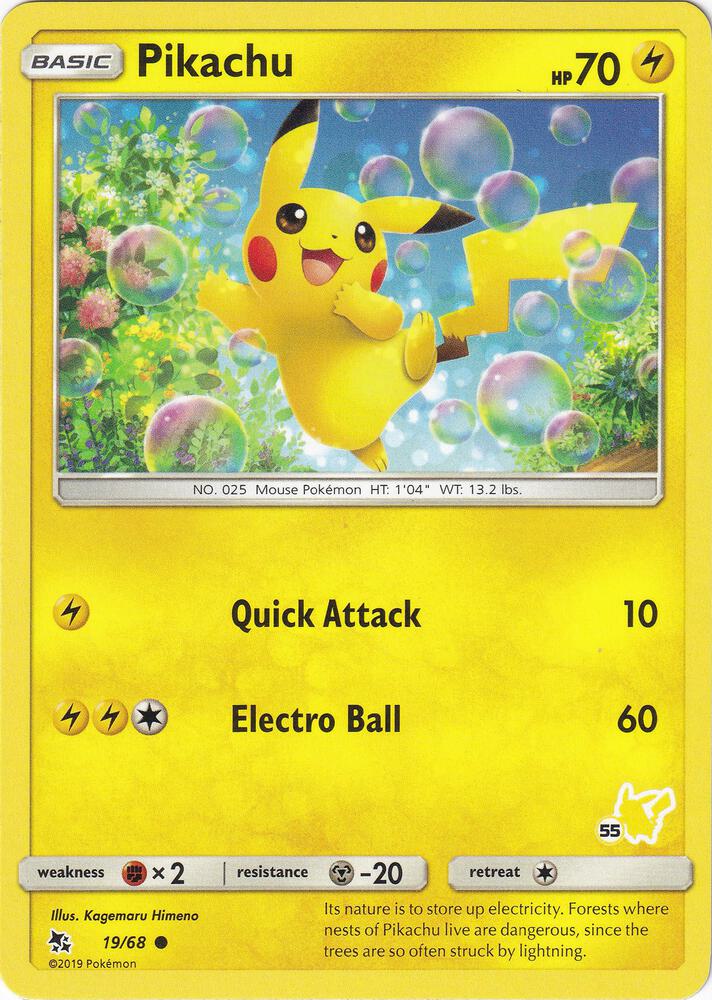 Carte Pokémon Pikachu — Destinées Occultes