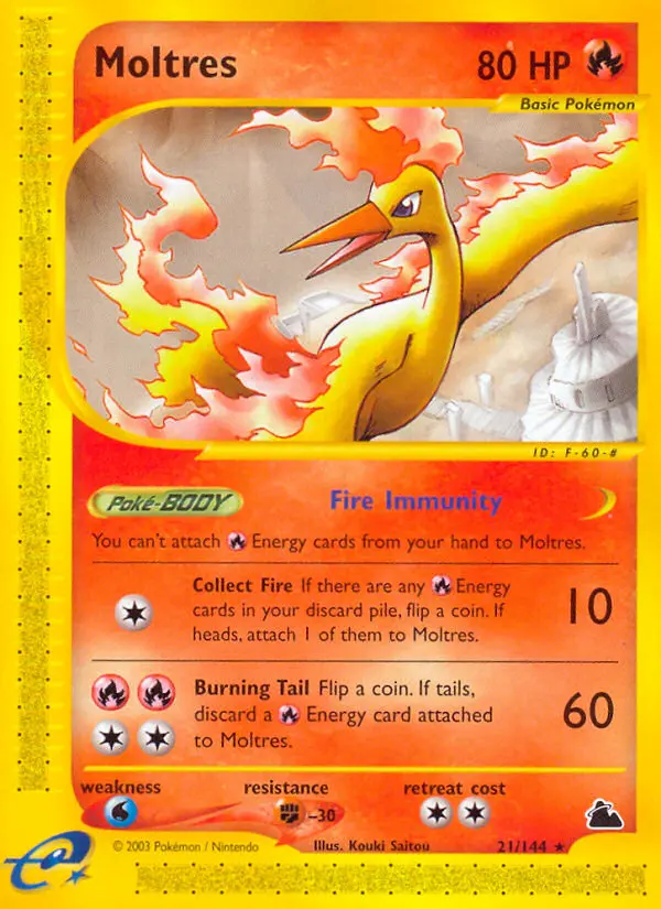 Carte Pokémon Sulfura — Skyridge