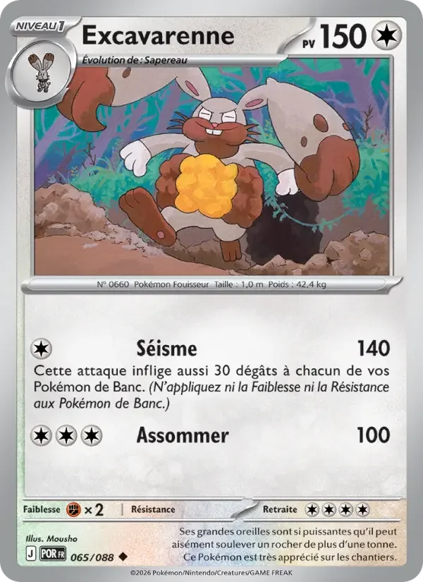 Carte Excavarenne