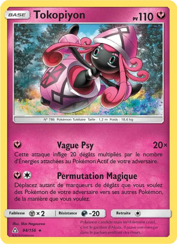 Carte Pokémon Tokopiyon — Ultra-Prisme
