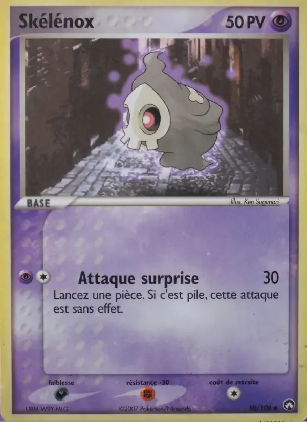 Carte Pokémon Skélénox — Gardiens du Pouvoir