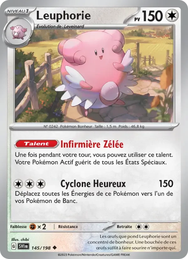 Carte Pokémon Leuphorie — Écarlate et Violet