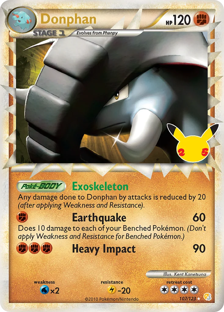 Carte Pokémon Donphan — Célébrations