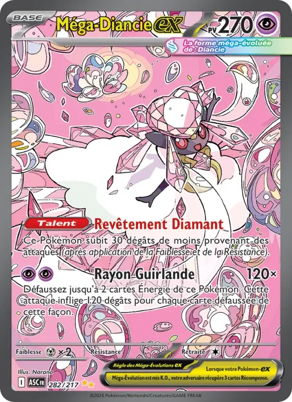 Carte Méga-Diancie-ex