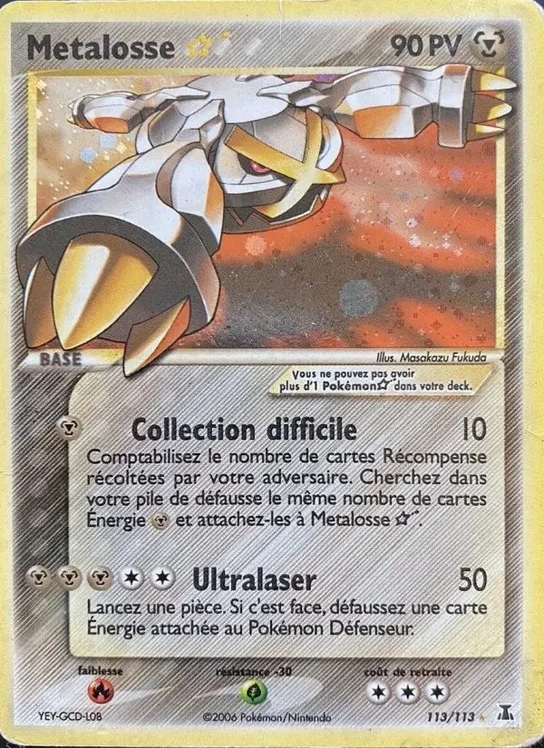 Carte Metalosse ☆