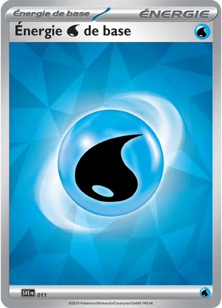 Carte Pokémon Énergie Eau — Écarlate et Violet