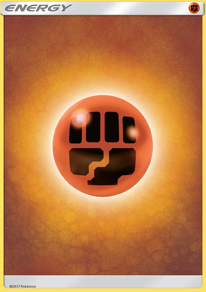 Carte Pokémon Énergie Combat — Soleil et Lune