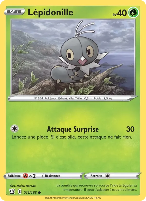 Carte Lépidonille