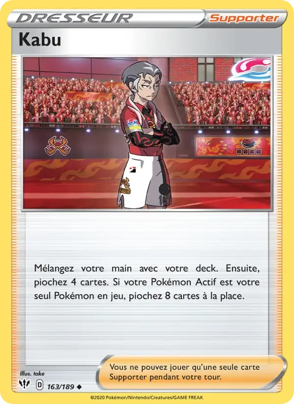 Carte Pokémon Kabu — Ténèbres Embrasées