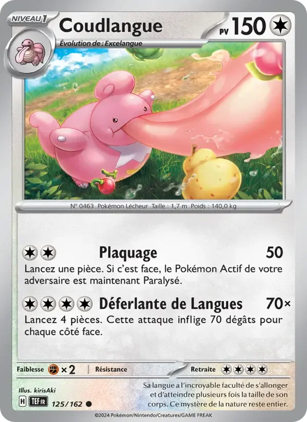 Carte Pokémon Coudlangue — Forces Temporelles