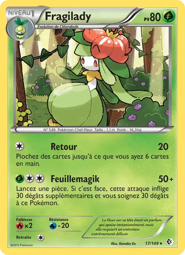 Carte Pokémon Fragilady — Frontières Franchies