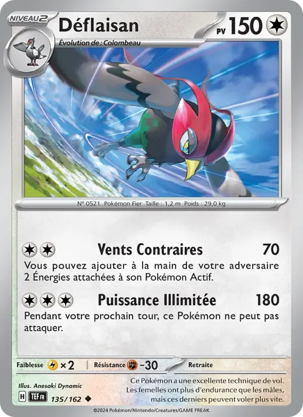 Carte Pokémon Déflaisan — Forces Temporelles