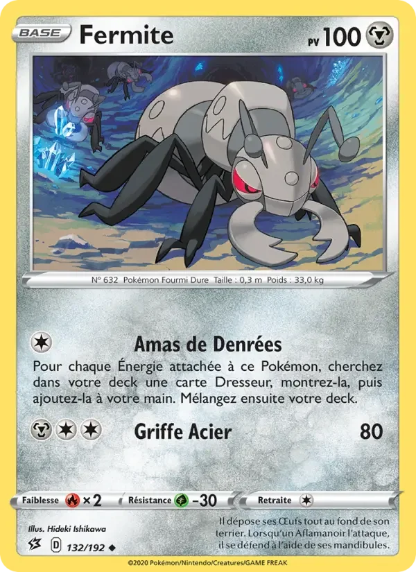 Carte Pokémon Fermite — Clash des Rebelles