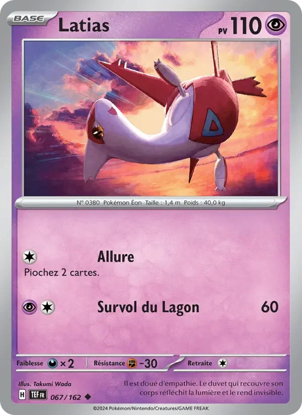 Carte Pokémon Latias — Forces Temporelles