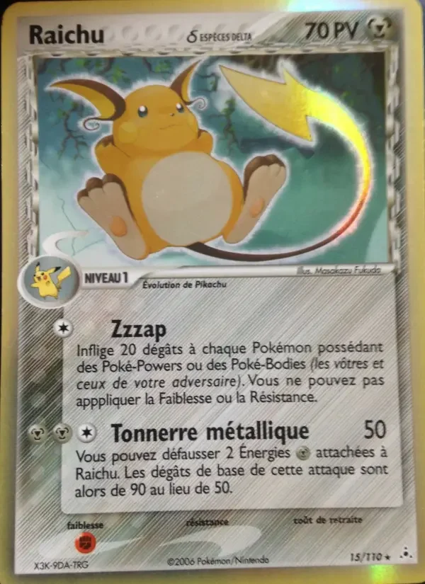 Carte Raichu δ