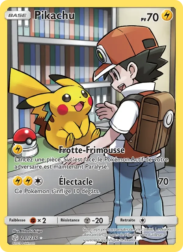 Carte Pokémon Pikachu — Éclipse Cosmique