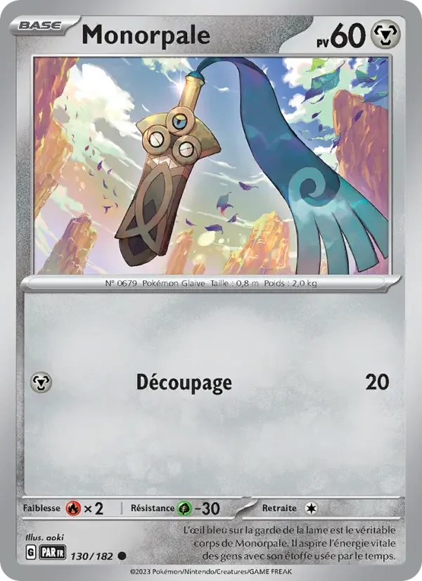 Carte Pokémon Monorpale — Faille Paradoxe