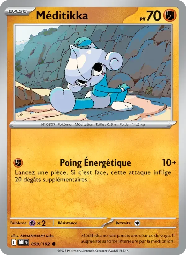 Carte Pokémon Méditikka — Rivalités Destinées