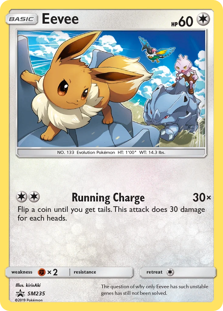 Carte Pokémon Évoli — Promos Soleil et Lune