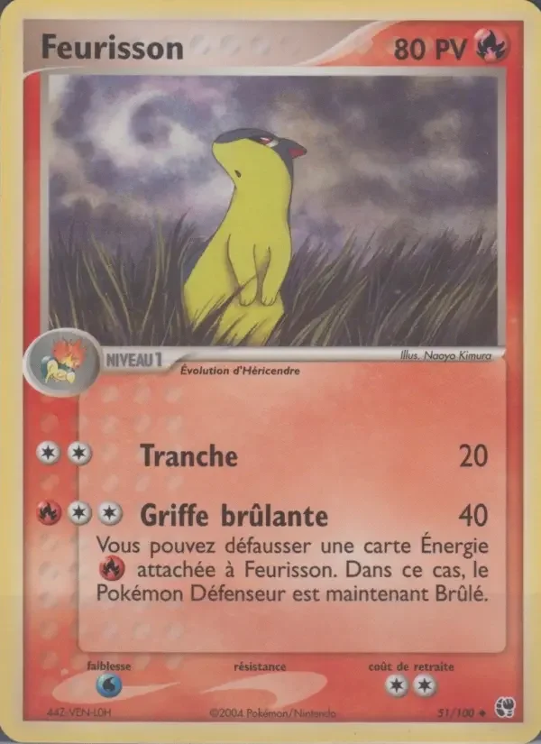 Carte Pokémon Feurisson — Tempête de Sable