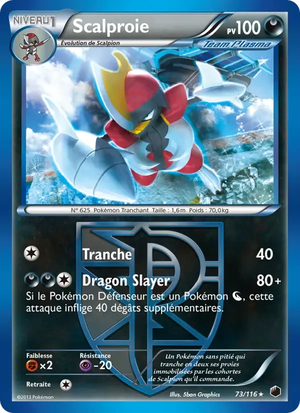 Carte Pokémon Scalproie — Glaciation Plasma
