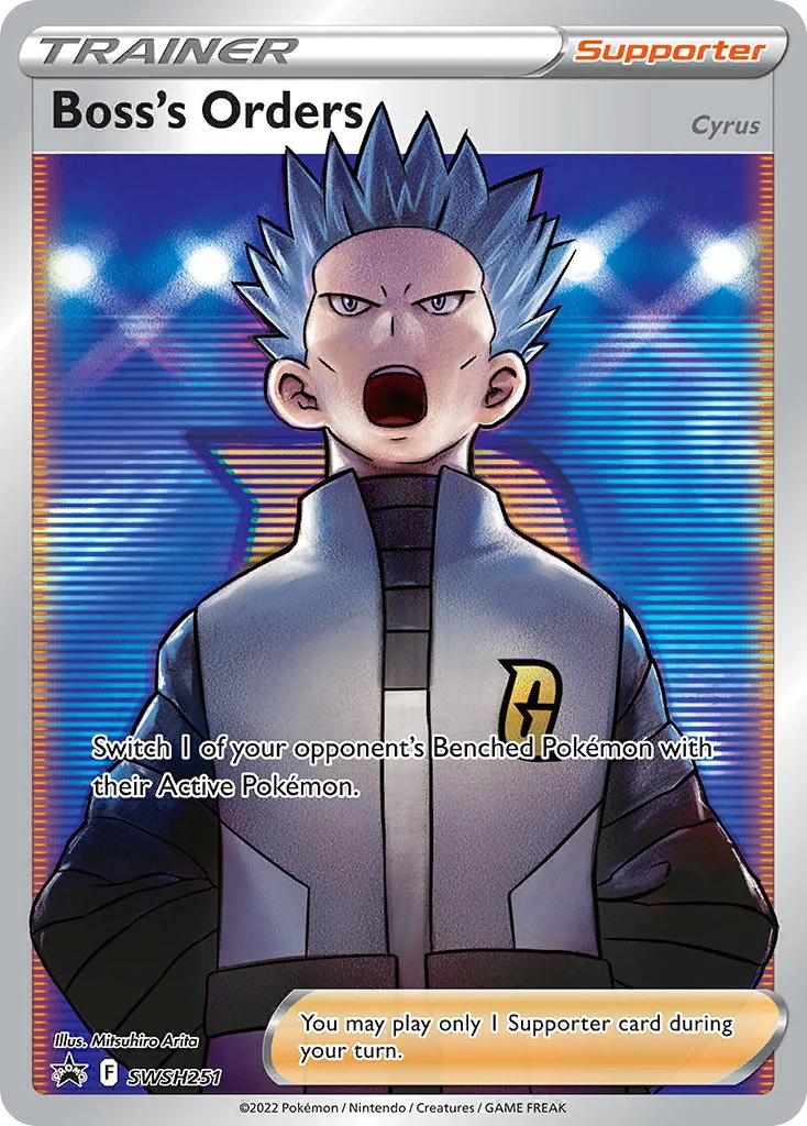Carte Pokémon Ordres du Boss — Promos Épée et Bouclier