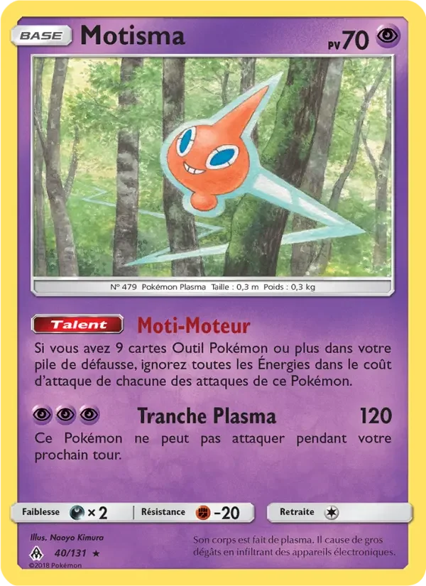 Carte Pokémon Motisma — Lumière Interdite