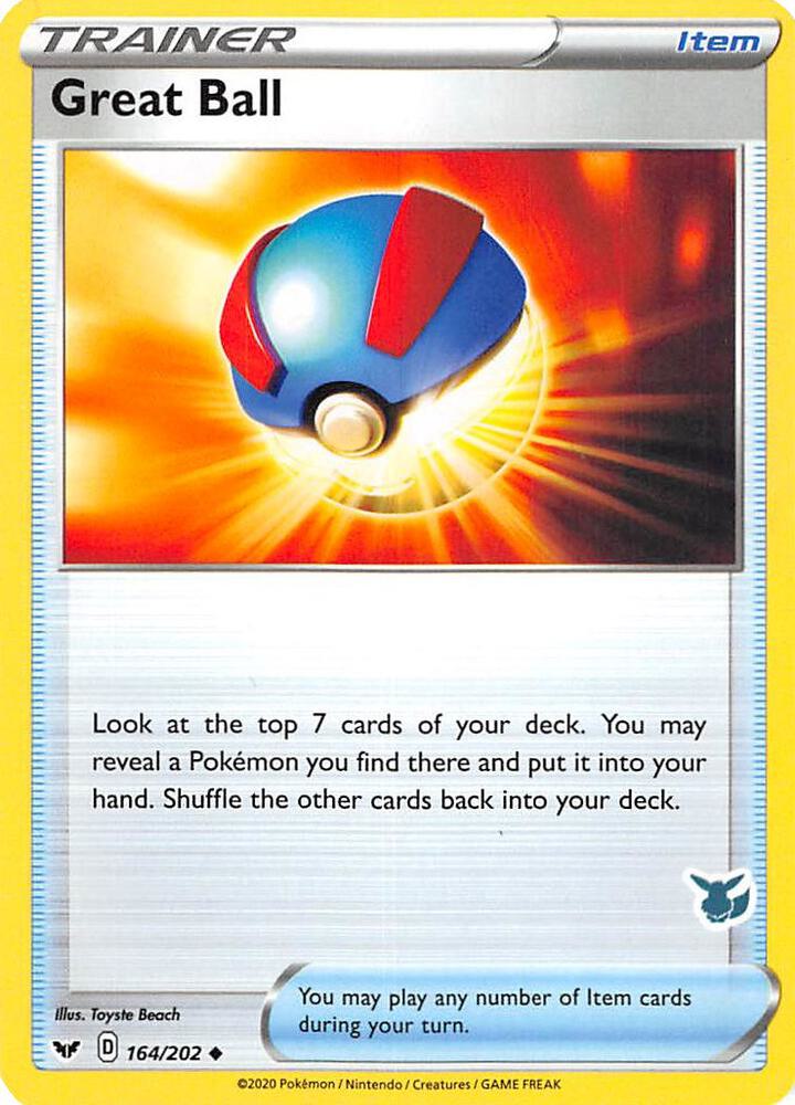 Carte Pokémon Super Ball — Épée et Bouclier