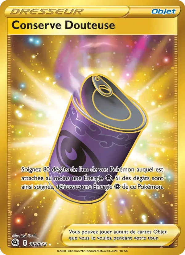 Carte Conserve Douteuse