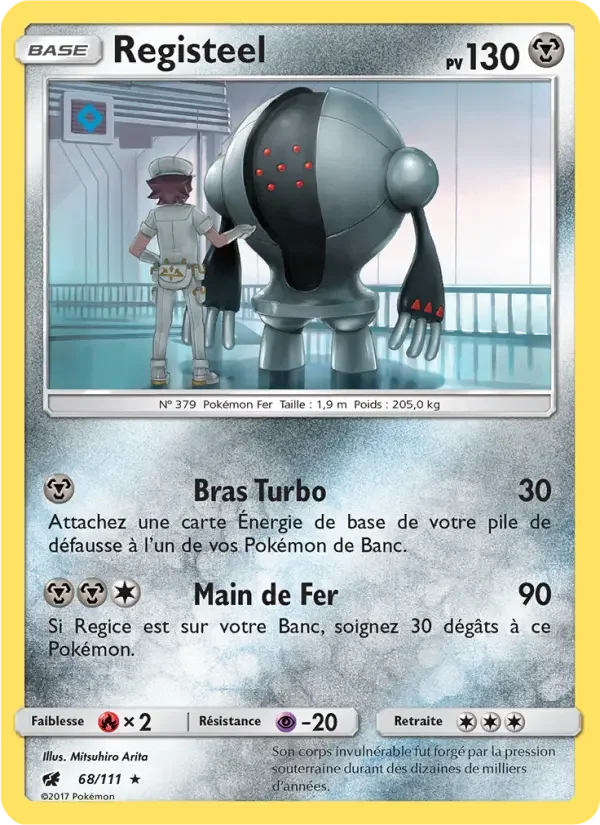 Carte Pokémon Registeel — Invasion Carmin