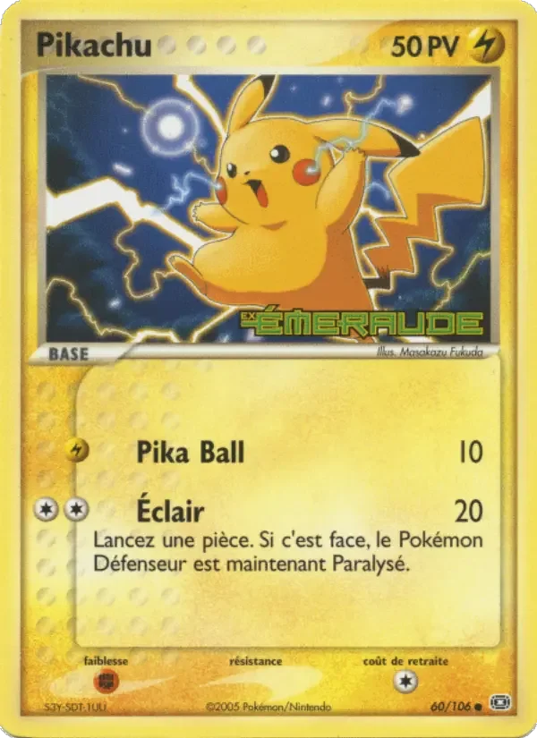 Carte Pikachu
