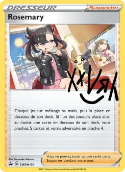 Carte Pokémon Rosemary — Promos Épée et Bouclier
