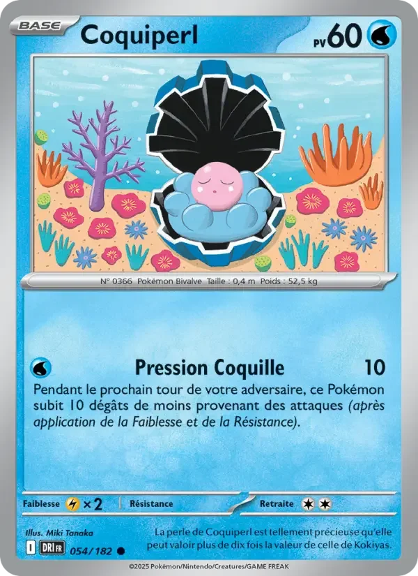 Carte Pokémon Coquiperl — Rivalités Destinées