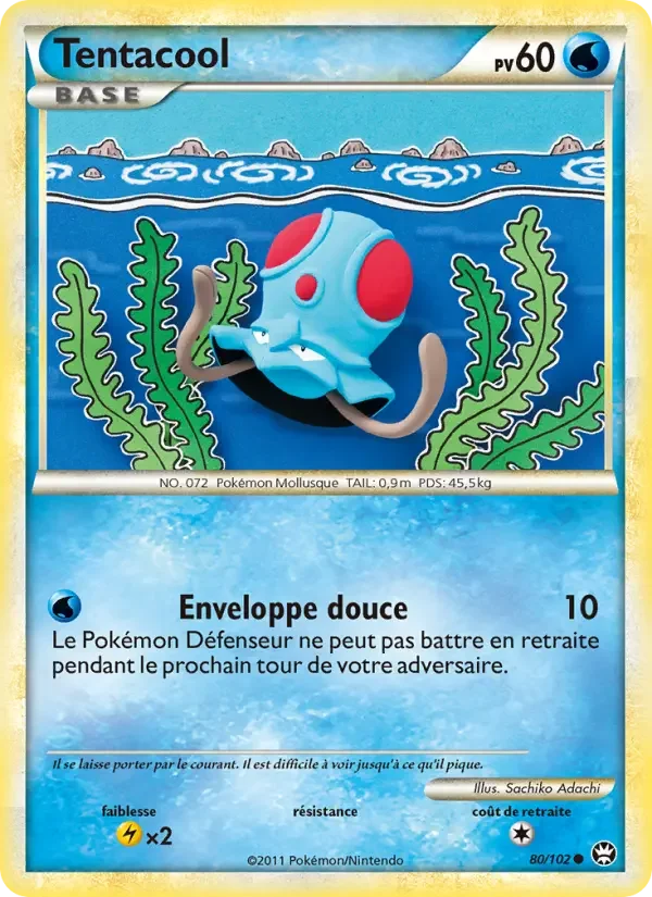 Carte Pokémon Tentacool — Triomphe