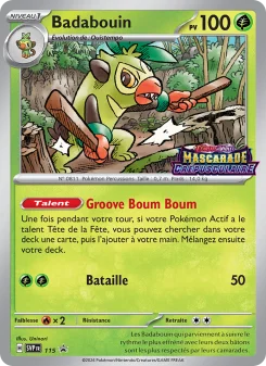 Carte Pokémon Badabouin — Promos Écarlate et Violet