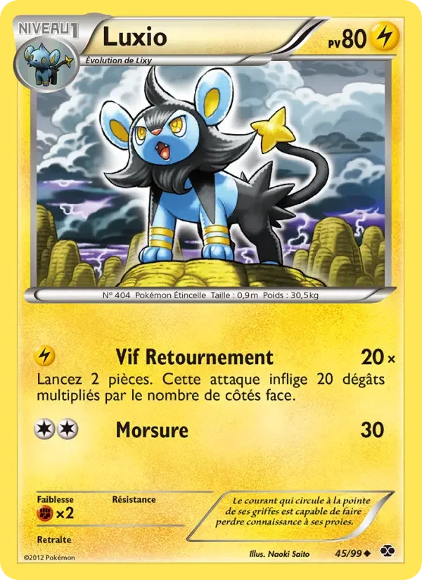 Carte Pokémon Luxio — Destinées Futures