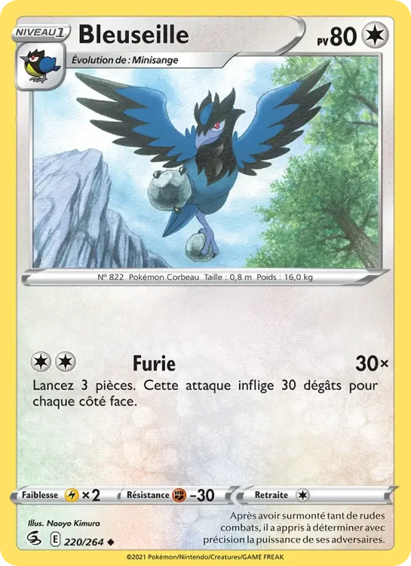 Carte Pokémon Bleuseille — Poing de Fusion