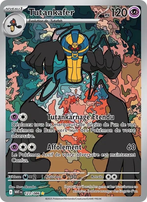 Carte Pokémon Tutankafer — Flamme Blanche